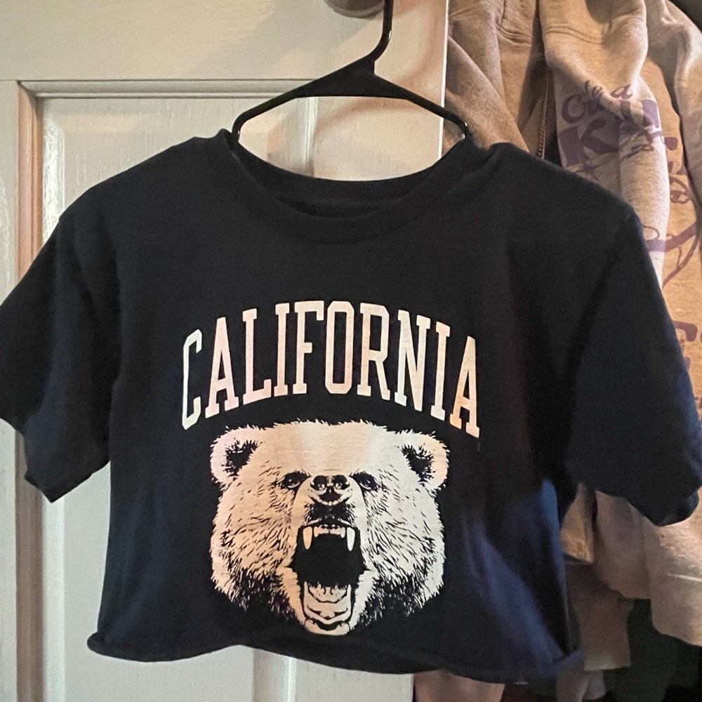 Cropped Cali tee never worn
